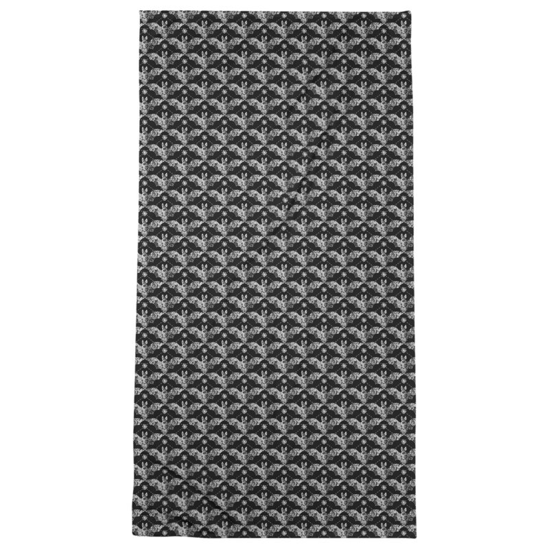 Katelyn Elizabeth Bath Towel, Black