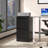 Metal Vertical File Cabinet with Lock and 2 Drawers-1210797961