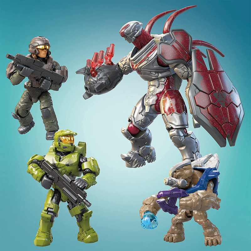 Mega Construx Halo Infinite UNSC Wasp Onslaught, ensemble de construction 2 en 1, 406 pièces