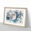 Earth Behind The Moon - Single Picture Frame Painting on MDF-56874192-56874194