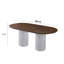 Ferro Beech Oval Dining Table-105634090-105634094