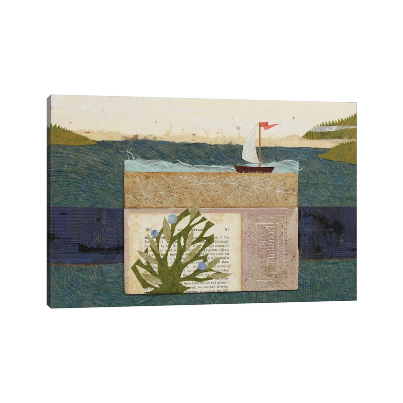 Sail Away 1 Piece Wall Art on Canvas, 30.48cm H x 45.72cm W