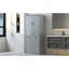 Armoire de rangement pour salle de bain avec deux paniers à linge, armoire de rangement avec portes et tiroir pour la maison-207178027