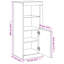 Barzan 100cm H x 41cm W Standard Bookcase-1948746595