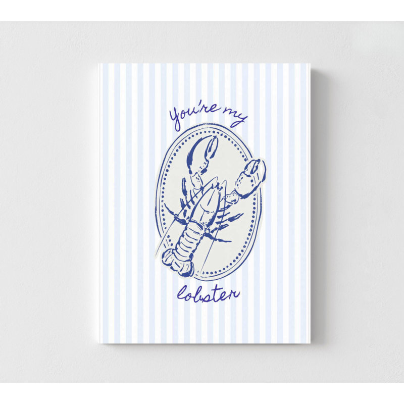 «Vous êtes mon homard», impression de citation côtière, H 24 po x l 32 po, Impression sans cadre, Ne s’applique pas