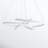 Peabody 1 Steel Dimmable LED Geometric Chandelier