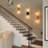 20" Modern Rechargeable Wall Sconce With Remote & Bulbs, Dimmable Wireless Wall Light-660376006-649301838