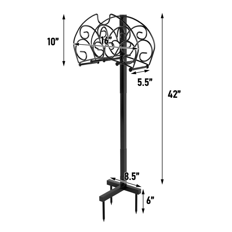 Freestanding Garden Hose Holder