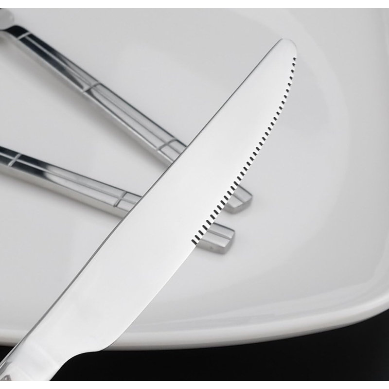 80-Piece Stainless Steel Flatware Set, Service For 16 - Durable And Elegant Dinnerware For Everyday And Formal Use