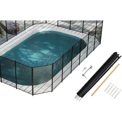 NL-NLSF4108 Pool Fence, Black, 4*108FT