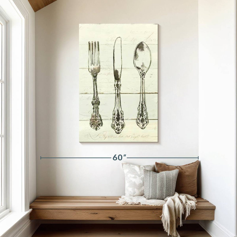 Ustensiles de cuisine ornés Senne, H 45 po x l 30 po
