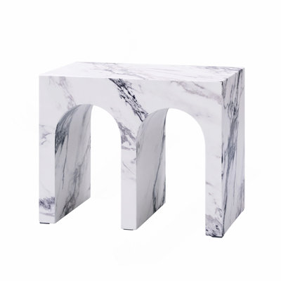 Engineered Stone End Table