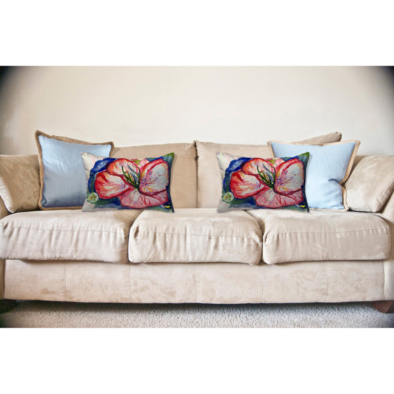 Coussin lombaire intérieur / extérieur Hibiscus