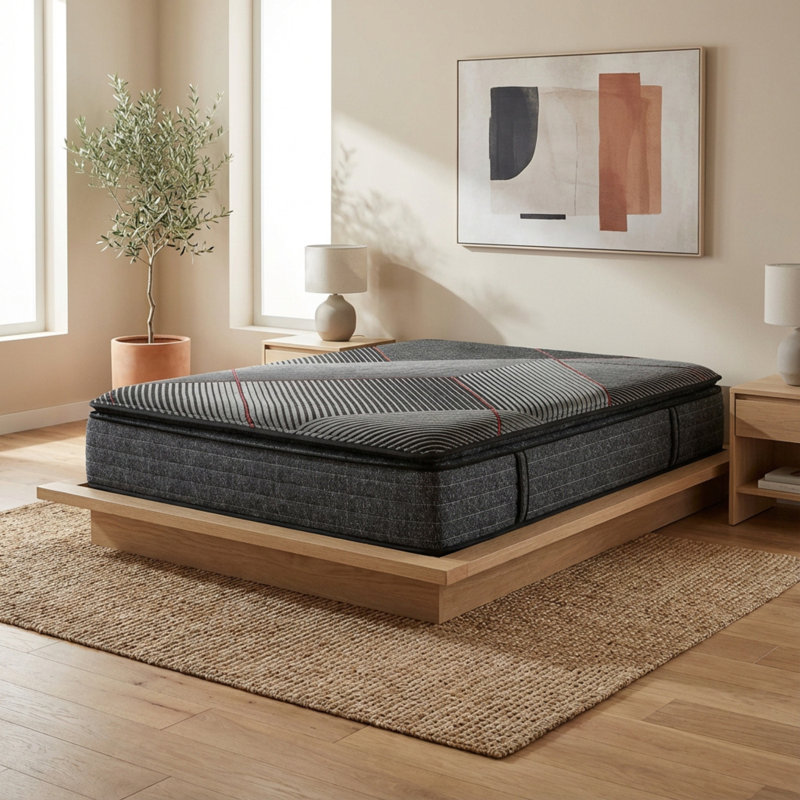Matelas hybride en mousse viscoélastique gélifiée 13 po Sterling, 13", Grand lit