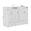 Lit escamotable avec grands tiroirs et port USB-1078537527