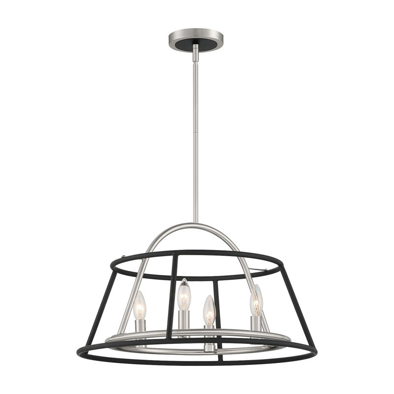 4e Chandeiler, noir + nickel