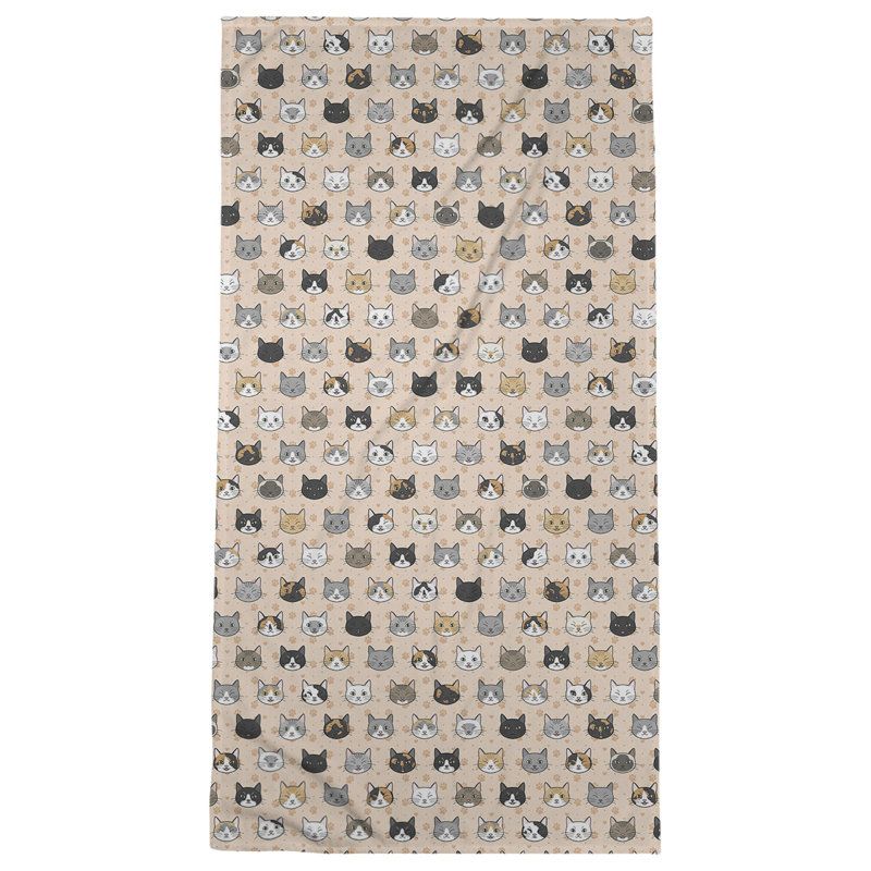 Serviette de plage Katelyn Elizabeth, Orange