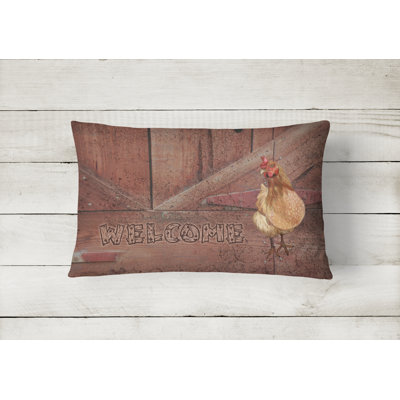 Outdoor Reversible Throw Pillow