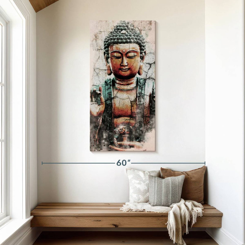 Mystical Buddha, 48" H x 24" W