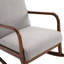 Fauteuil à bascule rembourré