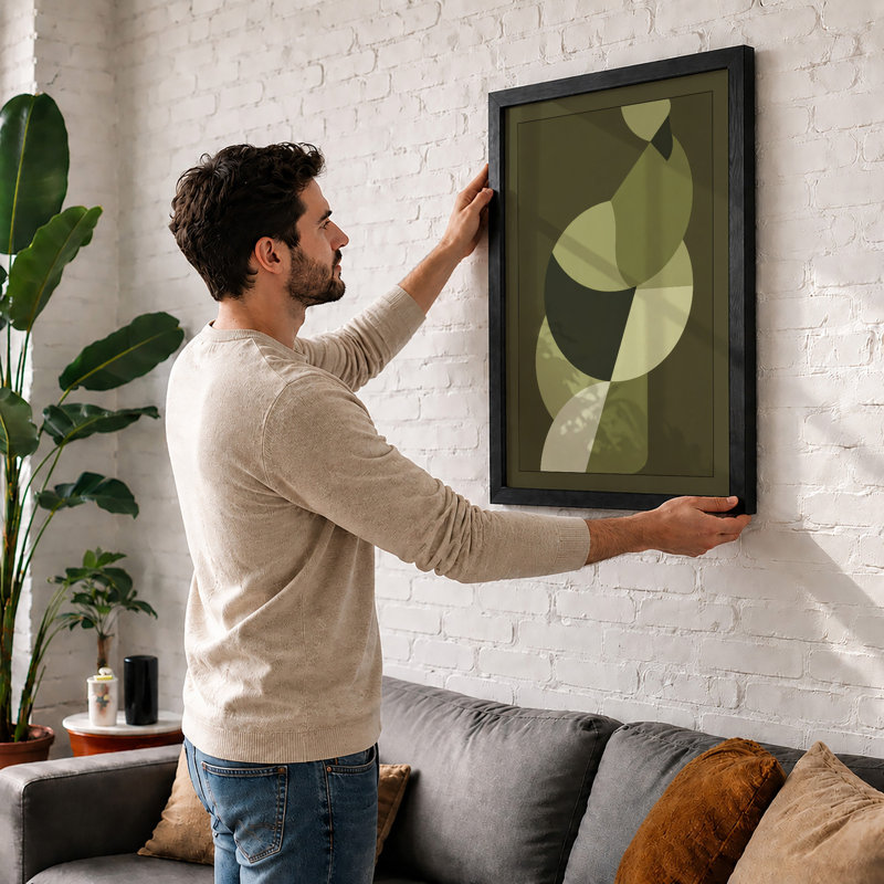 Organic Rhythm Minimalist - Print, Unframed, A4 - 29.7 x 21.0 cm