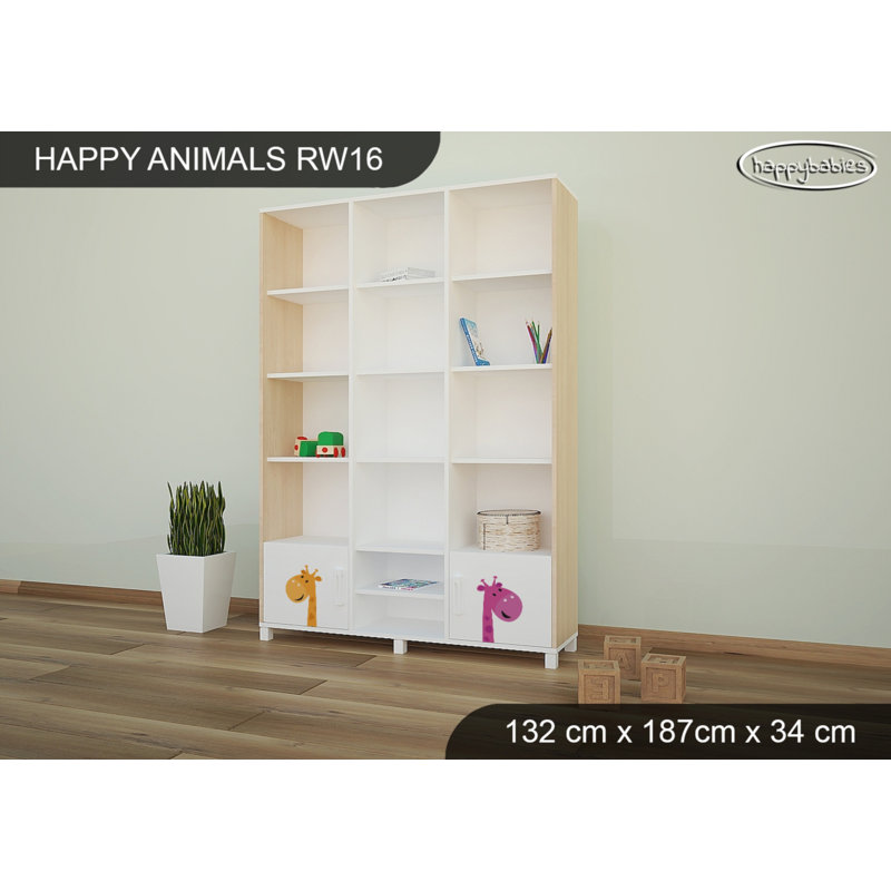 187cm H X 132cm W Kids Bookcase, Light Pear