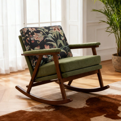 La chaise berçante de style chinois est confortable pour s'asseoir pendant longtemps. Il convient aux adultes pour s'allonger et faire une sieste. Canapé-lit It It A A Home