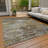Machine Washable Indoor/Outdoor Xhevrie Brown Rug-1447673906