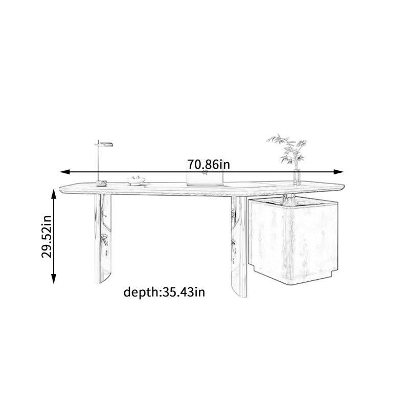 Pardis, 29.52" H x 70.86" W x 35.43" D
