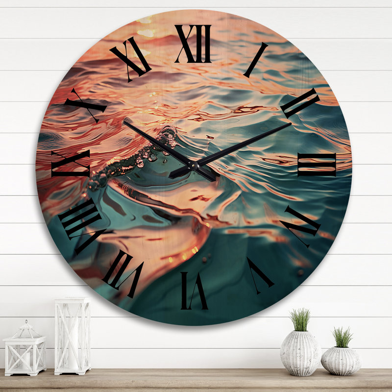 Raphaelle Solid Wood Wall Clock, Extra Large
