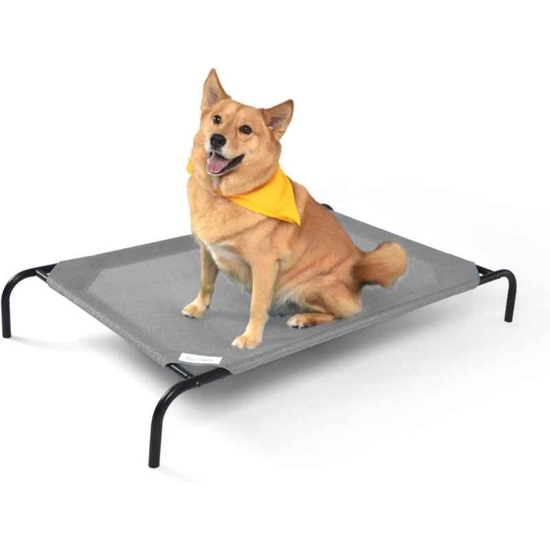 Lit pour chien The Original Cooling, H 8 po x l 31,5 po x P 51 po, Gris