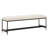 Uttermost Halston Upholstered White Bench
