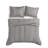 Brooklyn Loom Oversized Cotton Percale King 3 Piece Comforter Set-101462475-101462476