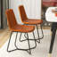 47cm H Upholstered Side Chair in Brown