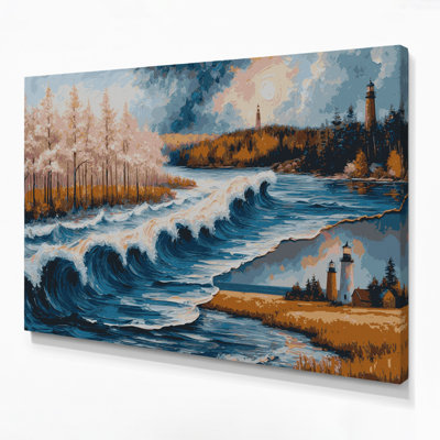 USA State Michigan Gray Canvas Wall Art