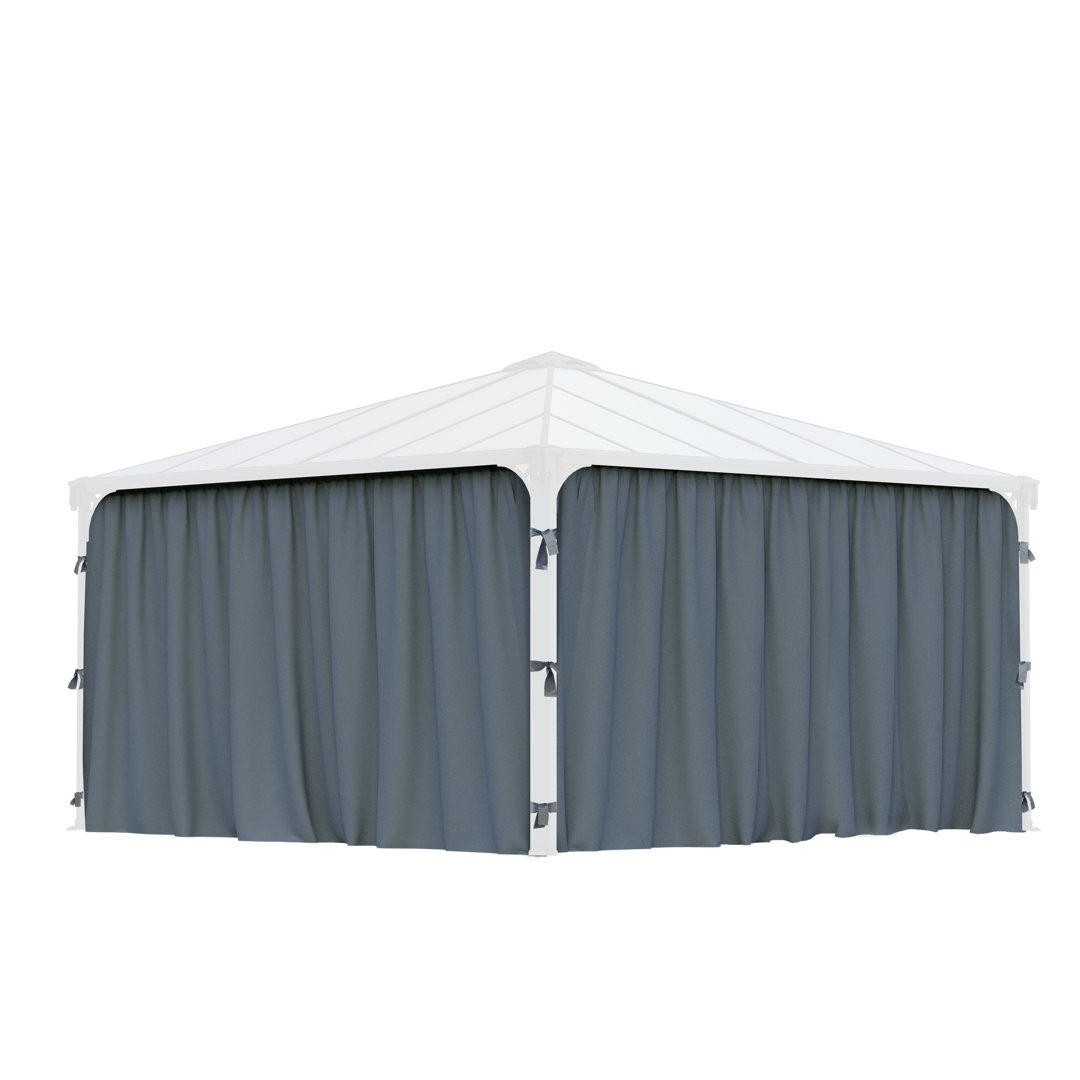 Palram - Canopia Palermo 4300 14' x 14' Gazebo Curtain Side Wall Canopia