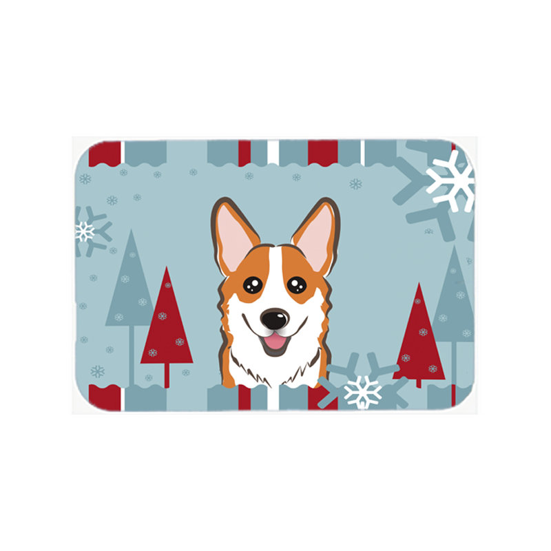 Planche à découper en verre Tatig Corgi, Rouge
