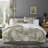 Beige/Ivory Linen 2 Piece Bedspread Set