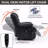 Dual Motor With Infinite Position Function Electric Medium Size Genuine Leather Black With Power Lift Function Recliner Chair With 8-Point Vibration With Massage Function And Lumbar With Heating Functioning-794564089