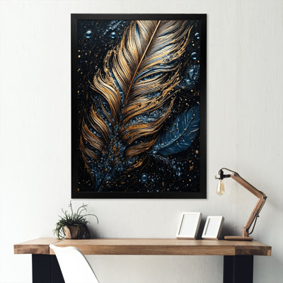 " Gold Feather Glamour II "