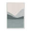 Impression sur toile, "Minimal Patterned Mountains 01" par Garima Dhawan-1046355164-1046355107