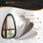 Asymmetrical Irregular Wood Framed Mirror, Organic Decorative Wall Mirror or Full Length Floor Mirror for Bedroom, Living Room, Entryway-1627399284-1629739526