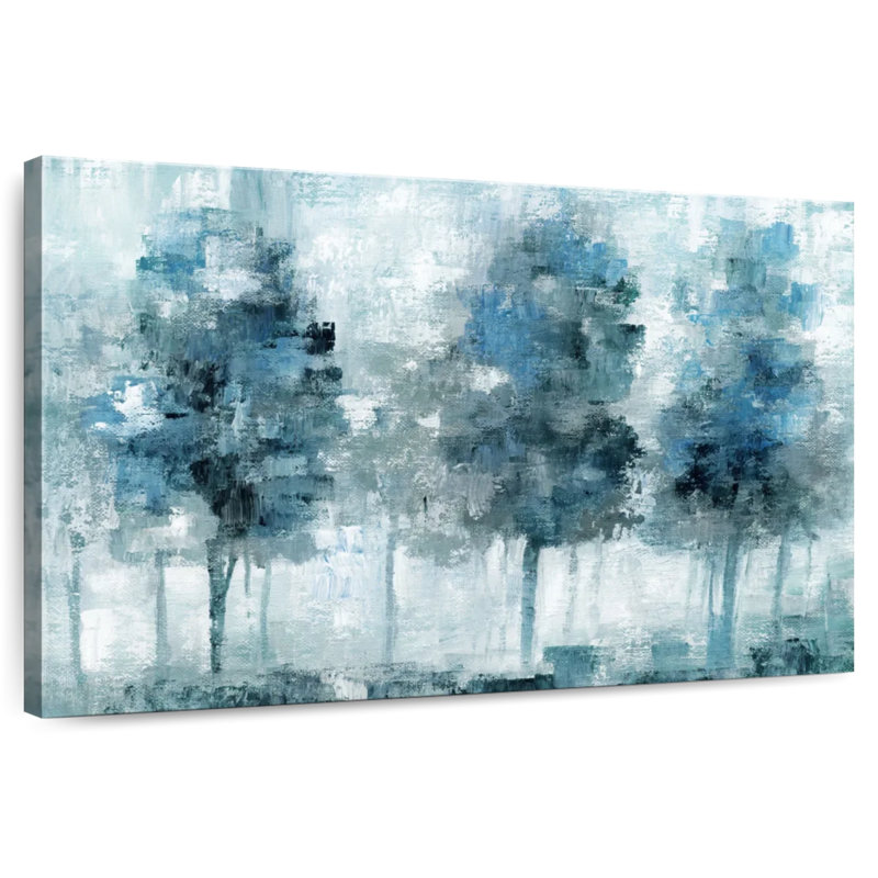 Avery Shady Blue Forest, 32" H x 48" W