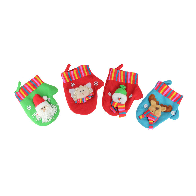 Ensemble de 10 chaussettes de Noël et sacs-cadeaux de Noël Winter Wonderland