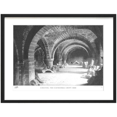 Chester, The Cathedral Crypt 1888 by Francis Frith - Single Picture Frame Print