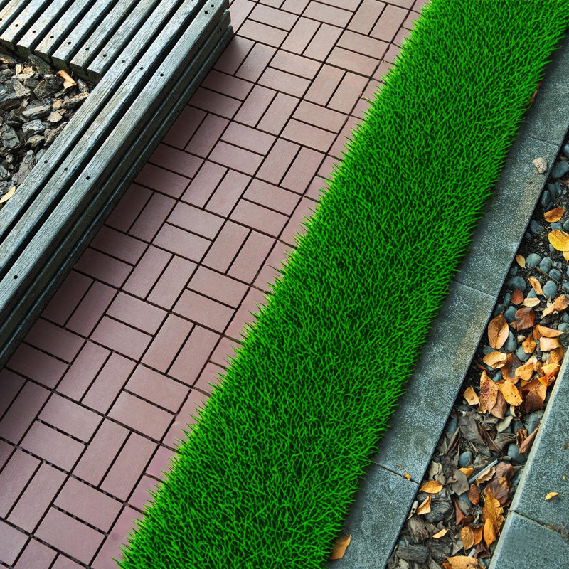 Paquet de 44 carreaux de terrasse, Brun