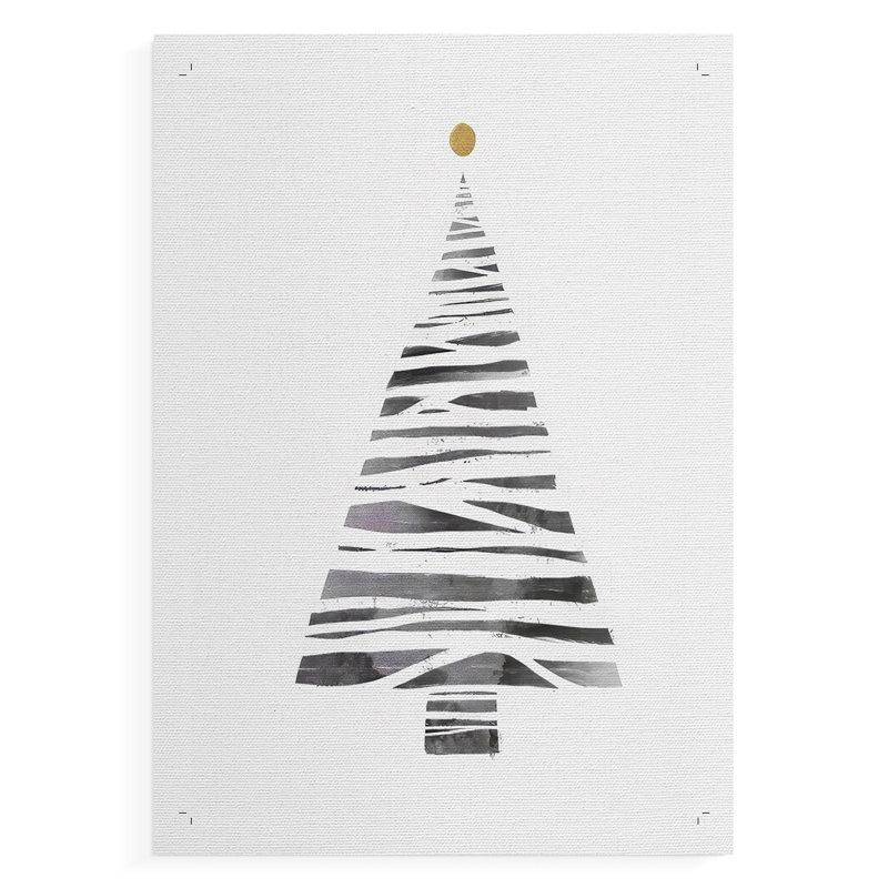 Arbre de Noël I - impression sur toile seulement - NON-CADRE, H 27 po x l 18 po