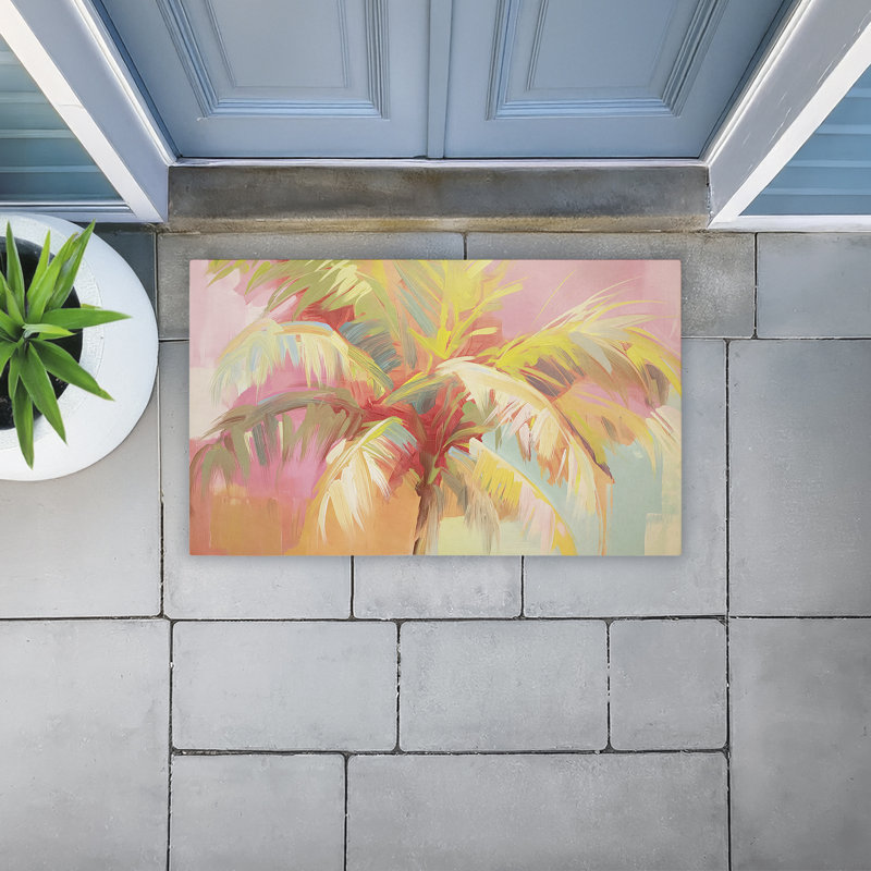  Tapis de porte Pastel Fan Brushstrokes