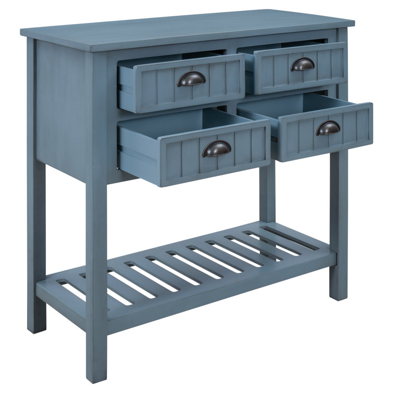 Console 31,7 po Aubriana, Bleu marine