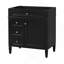 Meuble-lavabo de salle de bain 30 po sans lavabo supérieur, armoire de rangement moderne avec 2 tiroirs et un tiroir rabattable (PAS DE BASSIN)-97098615-97098613